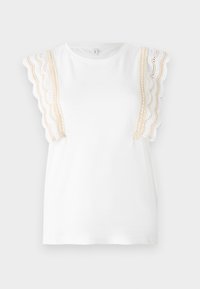ONLMIA LIFE O NECK FRILL - Débardeur - cloud dancer