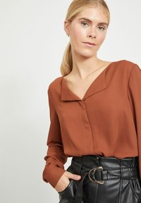 VILA VILUCY - Blouse - tobacco brown