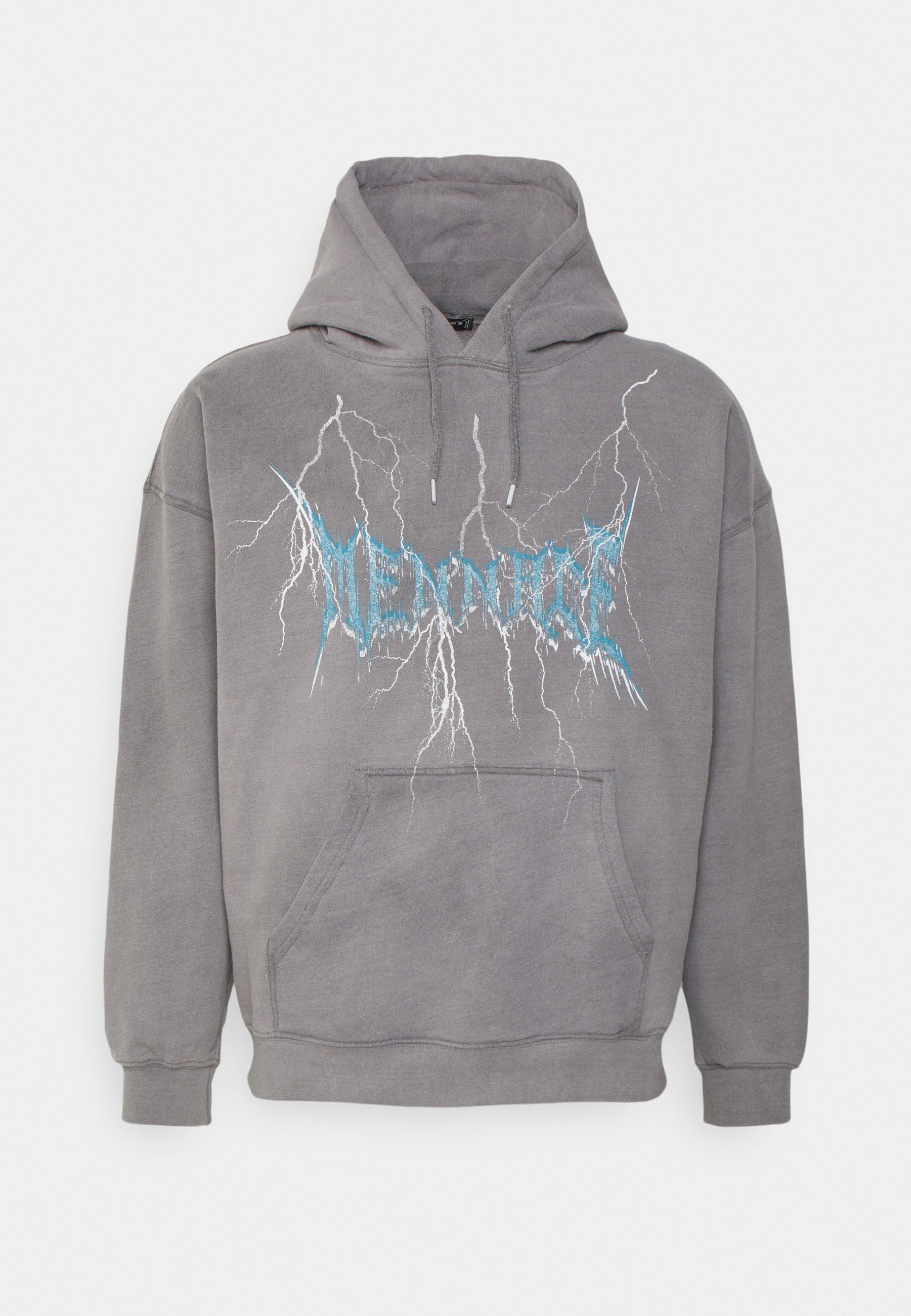 Mennace MENNACE LIGHTNING STRIKE HOODIE - Sweater - grey/grijs - Zalando.be
