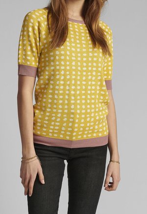 T-shirt imprimé - yellow