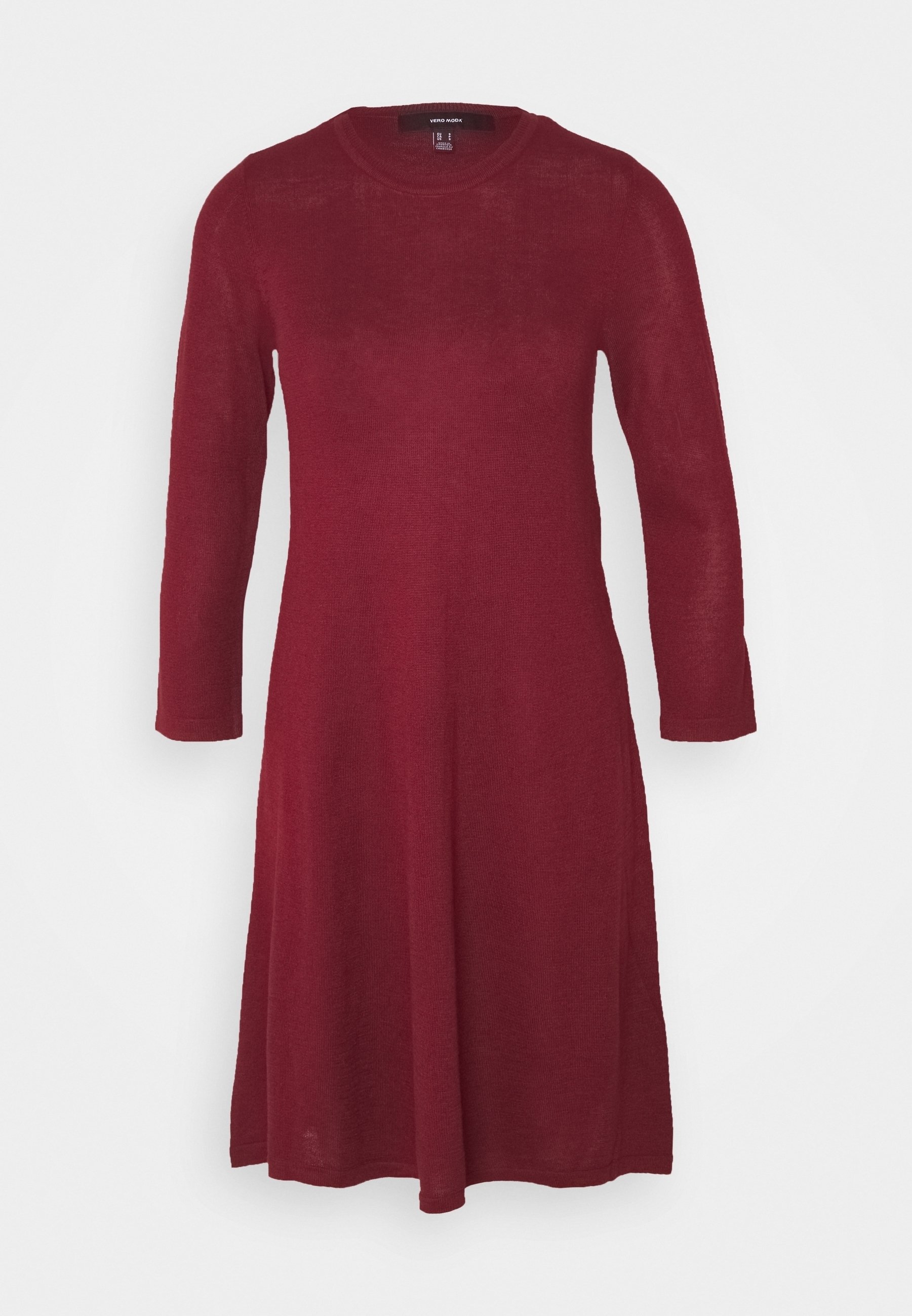 Vero Moda Tall Robe pull dark red/rouge foncé (Seconde main