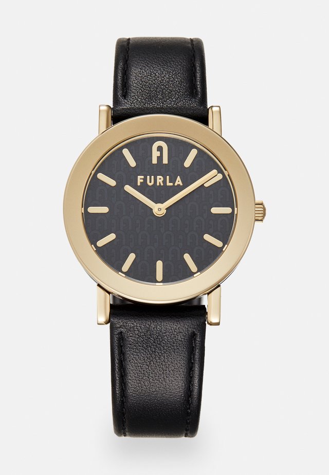FURLA MINIMAL SHAPE - Horloge - black/gold-coloured