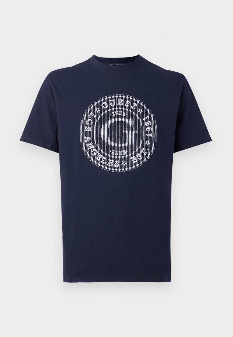 Guess T-shirt print donkerblauw