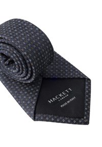 Hackett London MICRO FLEUR DE LIS - Cravatta - dark denim blue