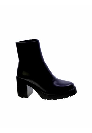High heeled ankle boots - nero