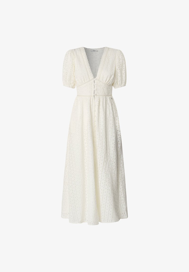 Robe Pepe Jeans Demi Flores Bleu Marine pour Femme Robe Pepe Jeans Demi Flores Bleu Marine pour Femme