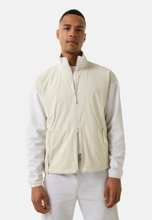 HYBRID BRODY - Sweat zippé - sand hellgrau