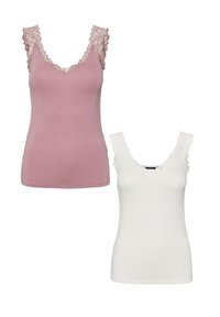 Unselected, weiß-rosa