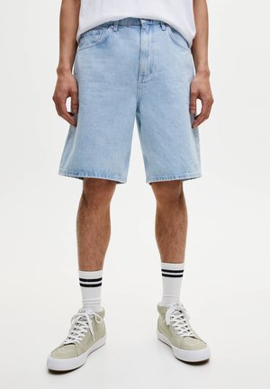 Jeansshorts - stone blue denim