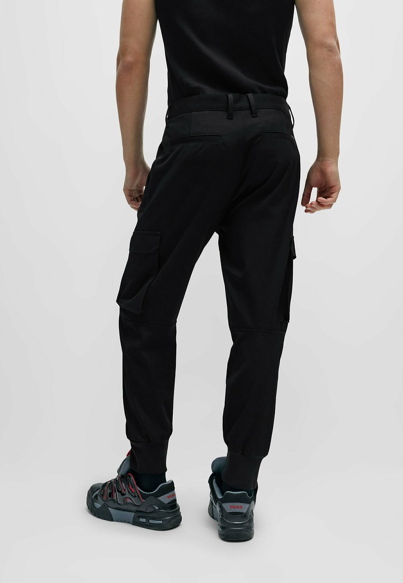 HUGO LINKED ZIP - Sudadera con cremallera - black/negro