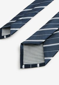 Next PATTERN - Cravate - navy blue white stripe