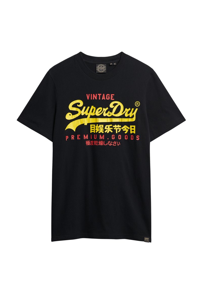 Superdry & Co T-shirt print zwart