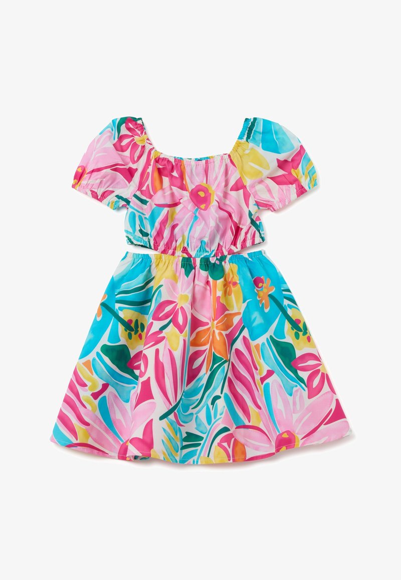 OVS WITH REGULAR FIT - Robe de jour - white pink blue