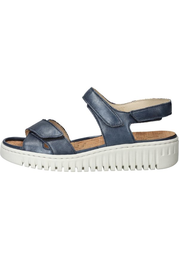 H WILLOW - Plateausandalette - blauw