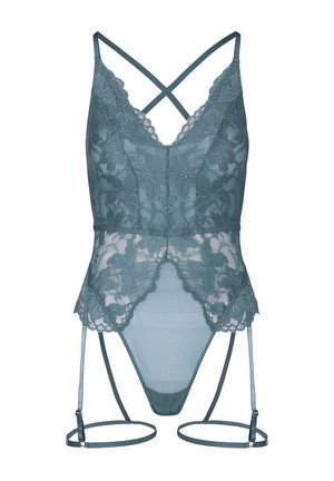 Hunkemöller, VIKTORIA STRING BODY - Corset - stormy weather