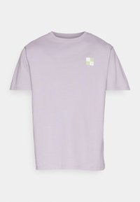 Denim Project JOHNNY´S BURGERS TEE - Marškinėliai su spaudiniu - lavender aura