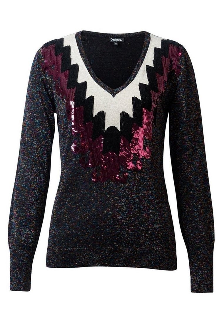 Sous-pull Desigual - Taille 42 (XL) - Gris Coton - Col Roulé - Occasion Très Bon État