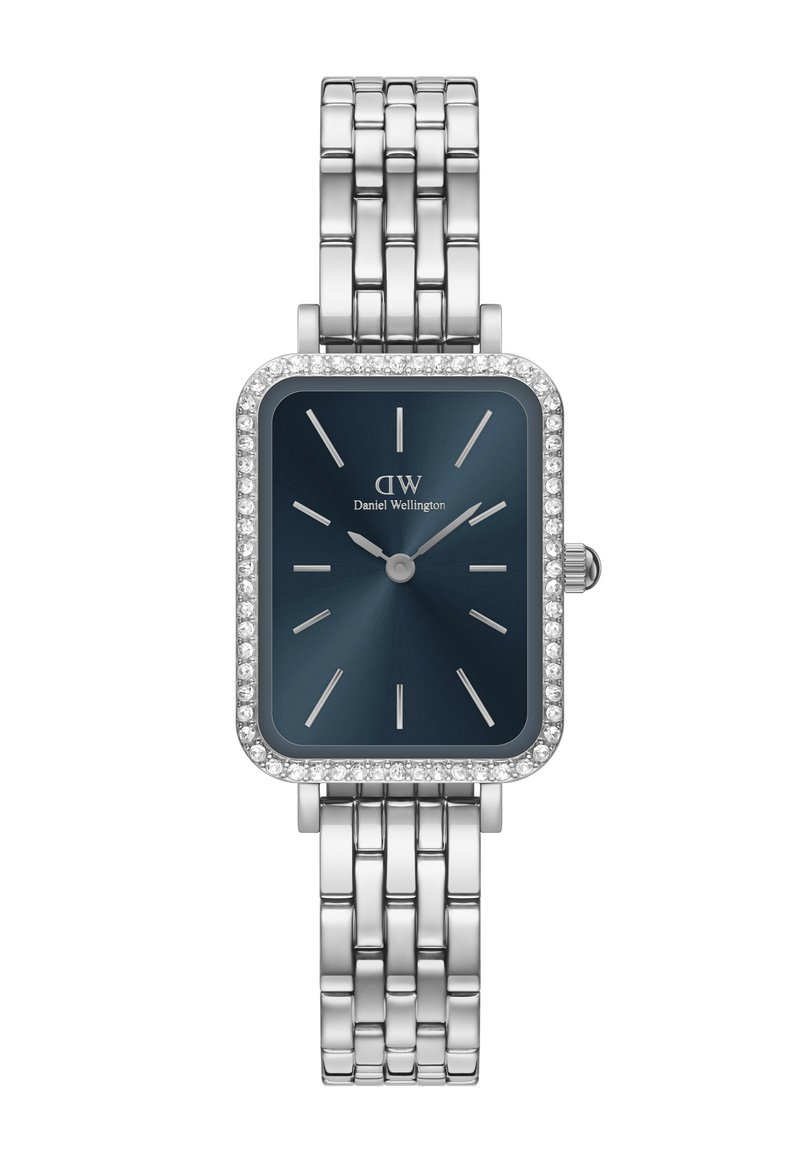 Daniel Wellington - QUADRO LUMINE BEZEL LINK ARCTIC S - Rannekello - silver-coloured, Suurenna