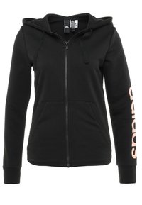 adidas Performance Felpa con zip - black