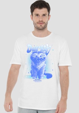 NETFLIX, KPOP DEMON HUNTERS DERPY AIRBRUSH - Print T-shirt - white