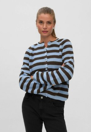 Vero Moda, CARDIGAN AWANNALISE KNIT CARDIGAN - Gilet - espresso