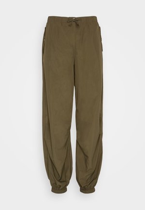 ONLY ONLJOANNE LOOSE PANT - Kelnės - olive night