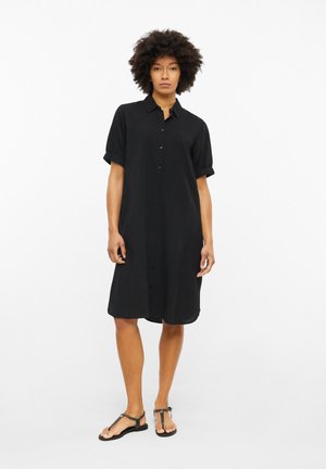s.Oliver KLEID - Robe chemise - schwarz