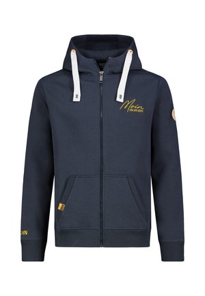 MIT MINI KÜSTENPRINT - Sweatjacke - dark-blue