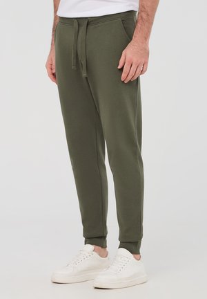 Terranova CON COULISSE E TASCHE - Pantaloni sportivi - salvia