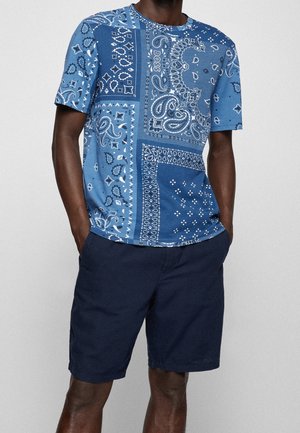 Print T-shirt - dark blue