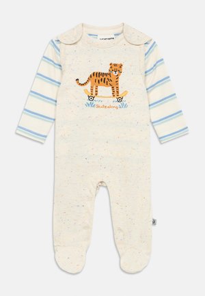 STRAMPLER SKATE ALONG - Jumpsuit - off white/ringel off white