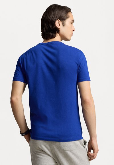 Polo Ralph Lauren CUSTOM SLIM FIT JERSEY CREWNECK T-SHIRT - Basic póló - classic azure