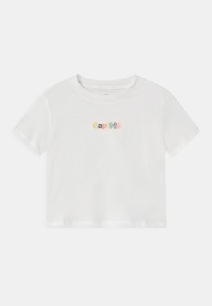 GIRL LOGO - T-shirts print - white