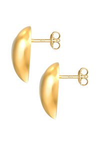 Elli CHUNKY HEART - Ohrringe - gold-coloured
