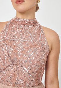 BEAUUT EMBELLISHED SEQUINS - Abiti per occasioni speciali - taupe blush