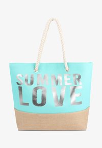 Unausgewählt, turquoise, silver-coloured, beige