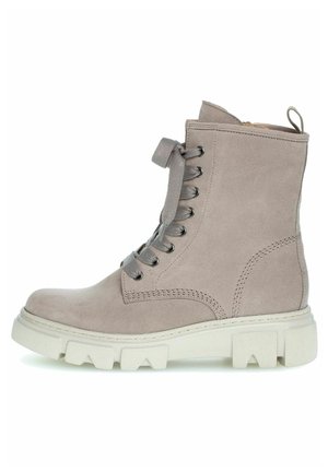 Platform ankle boots - leinen