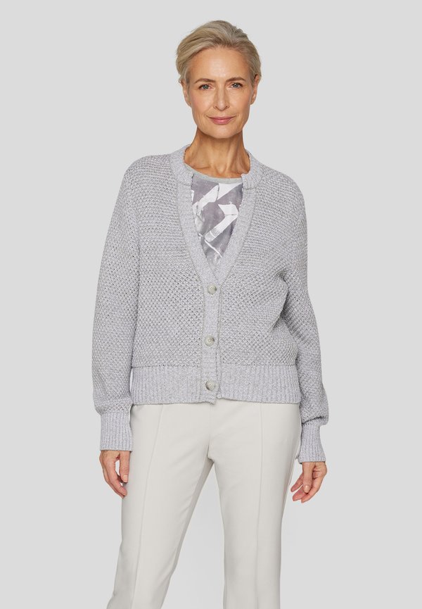 SUNNY SIDE - Strickjacke - silber