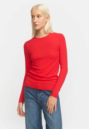 SRFENJA - Tops ar garām piedurknēm - racing red