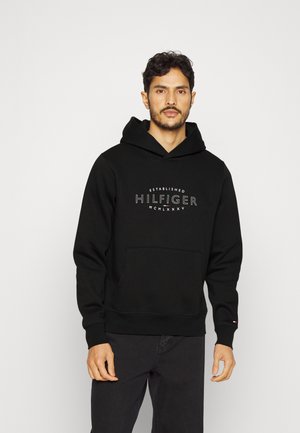 CURVE LOGO - Kapuzenpullover - black