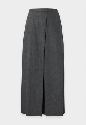 Emporio Armani, Jupe longue - light grey melange