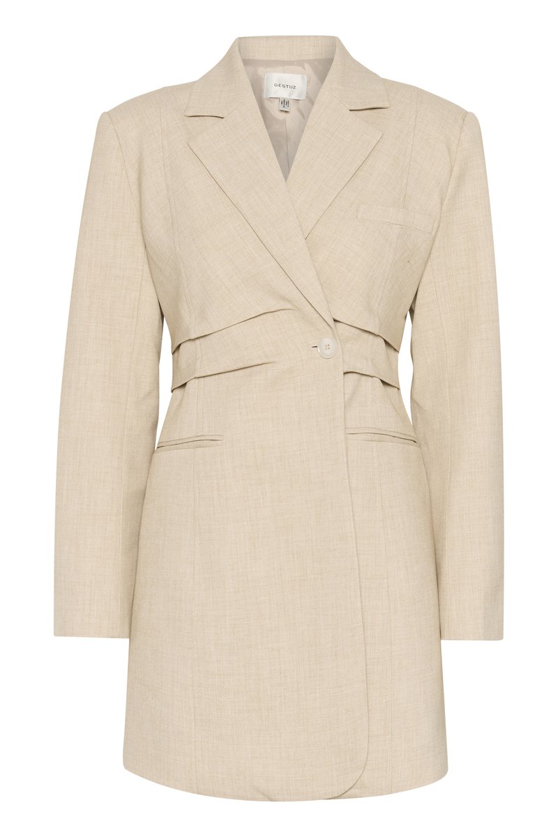 Gestuz Cocktailjurk zandkleur