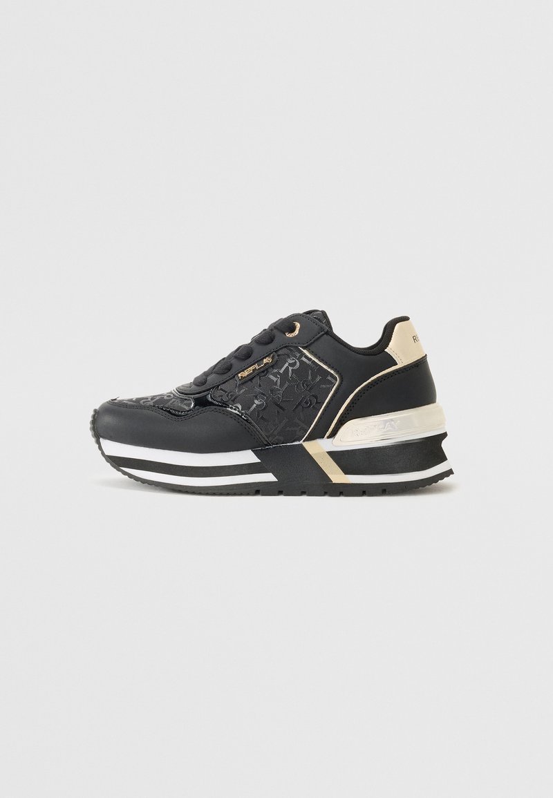 Replay MENNET ALLOVER 2 - Trainers - black/gold-coloured