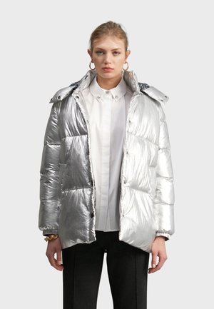 Down coat - silver