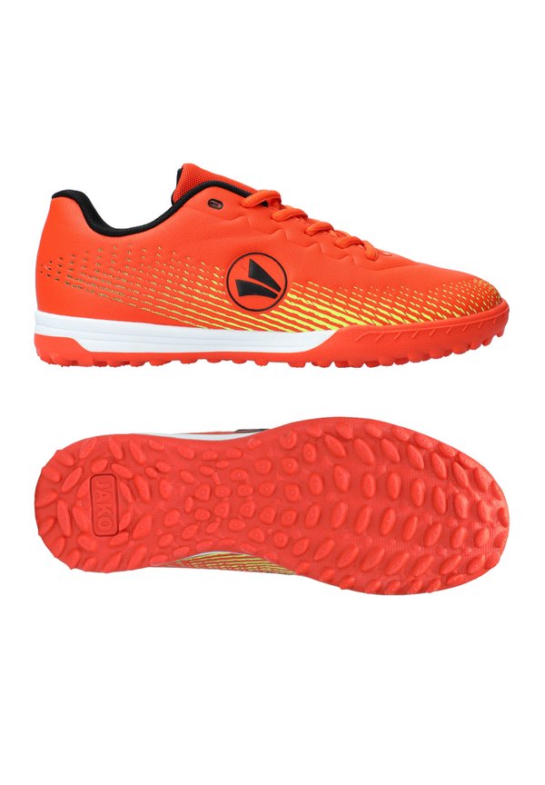 TURF LIGHTNING  – Fußballschuh Halle – rotgelb