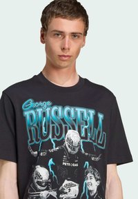 adidas Performance ADIDAS PERFORMANCE - AMG PETRONAS FORMULA ONE TEAM GEORGE RUSSELL  - T-shirts print - black