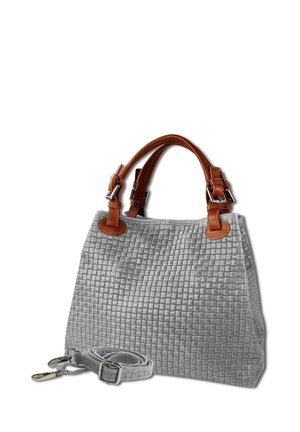 DrachenLeder TOSCANTO - Handtas - grau braun