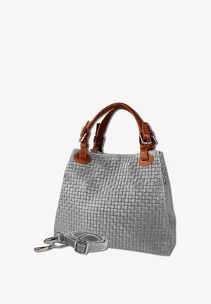 DrachenLeder TOSCANTO - Handtas - grau braun