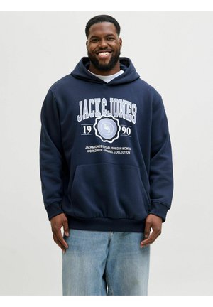 PLUS SIZE LOGO - Hoodie - sky captain