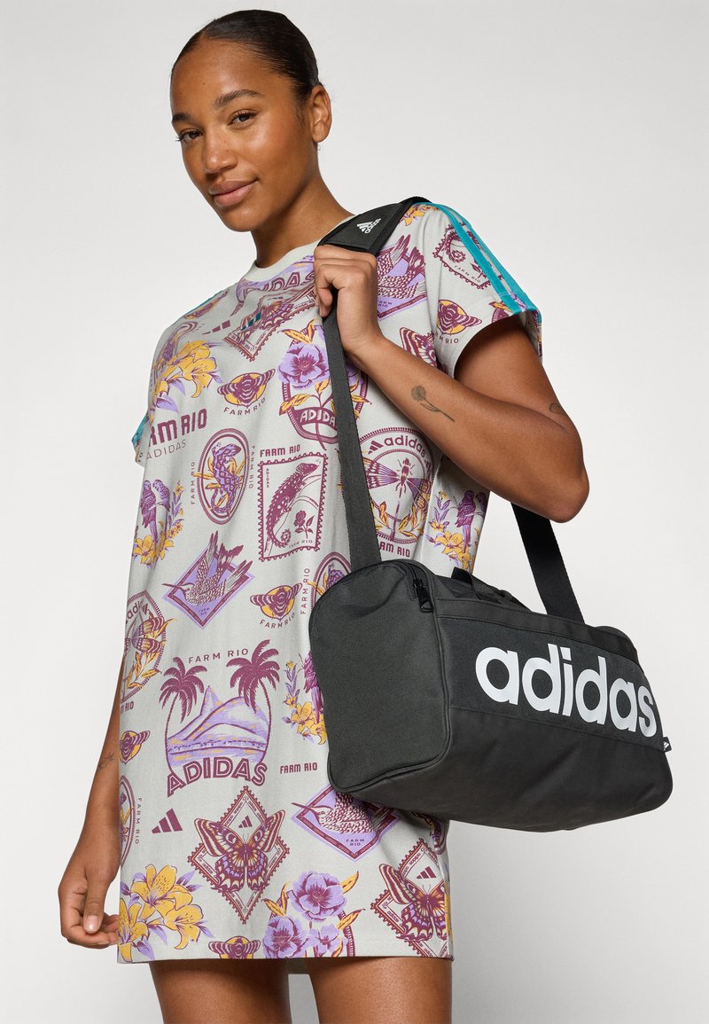 adidas Sportswear FARM DRESS - Jersey dress - ash silver/corn gold/violet  fusion/multi-coloured - Zalando.ie